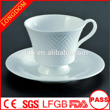 2015 hot sale porcelain coffee cup with diamond shape